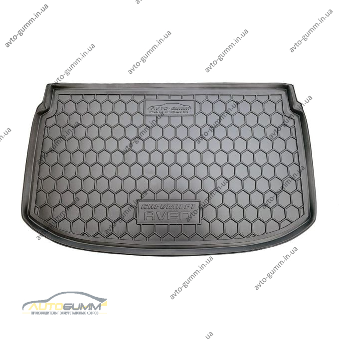 Автомобильный коврик в багажник Chevrolet Aveo 2012- Hatchback (Avto-Gumm)