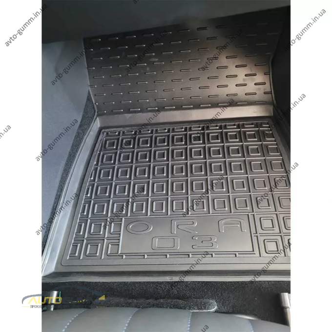 Коврики в салон Haval ORA 03 2023- резиновые, чёрные (AVTO-Gumm)