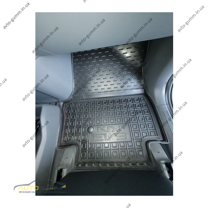 Автомобільні килимки в салон Kia EV9 2024- 6 мест (AVTO-Gumm)