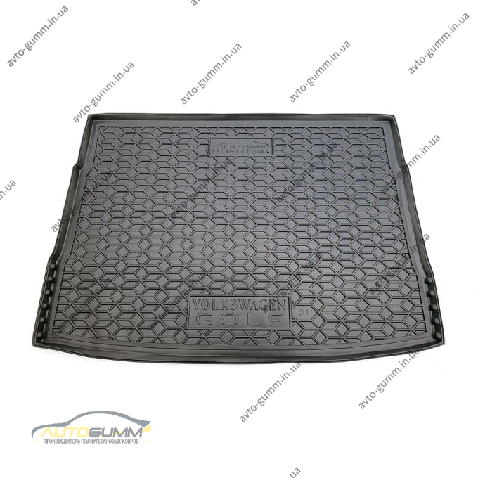 Автомобільний килимок в багажник Volkswagen Golf 8 2020- (Верхня поличка) (AVTO-Gumm)