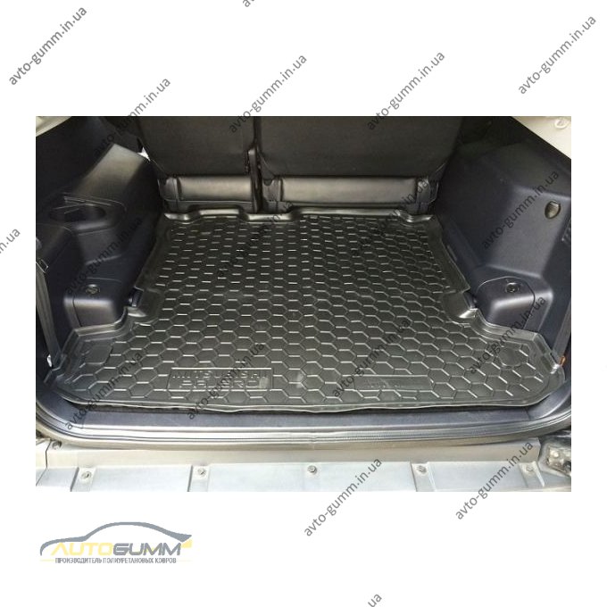 Автомобильный коврик в багажник Mitsubishi Pajero Wagon 3/4 99-/07- (Avto-Gumm)