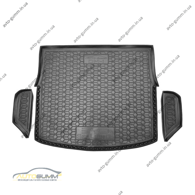 Автомобильный коврик в багажник BYD Sea Lion 05 DM-i 2025- hybrid (AVTO-Gumm)