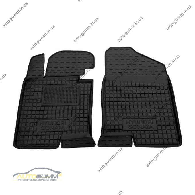 Передні килимки в автомобіль Hyundai Sonata YF/7 2010- (Avto-Gumm)