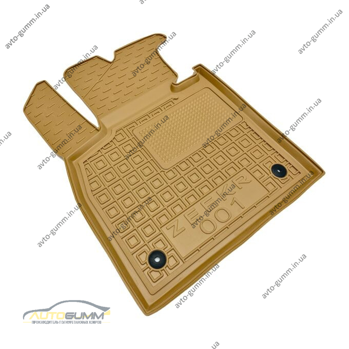 Автомобильные коврики в салон Zeekr 001 2022- бежевые (AVTO-Gumm)