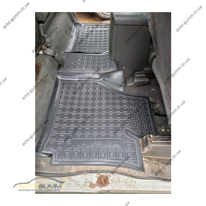 Автомобільні килимки в салон Nissan Navara King Cab 2005- (AVTO-Gumm)