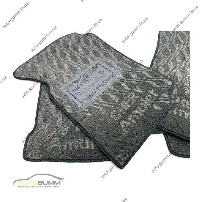 Текстильные коврики в салон Chery Amulet 2003- (V) серые AVTO-Tex