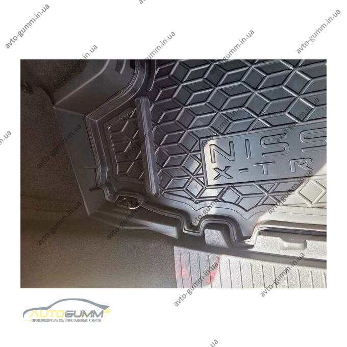 Автомобільний килимок в багажник Nissan X-Trail (T33) 2022- (5 мест) Нижня поличка (AVTO-Gumm)