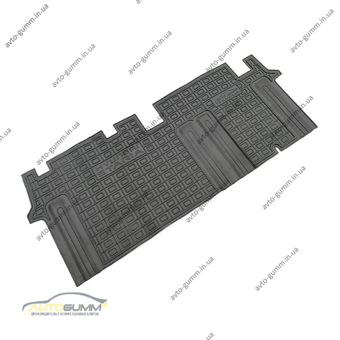Автомобильные коврики в салон Hyundai Staria 2021- 2-й ряд 9 мест (Avto-Gumm)