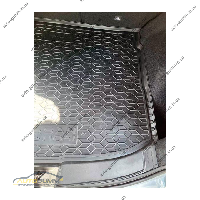 Автомобильный коврик в багажник Nissan Qashqai e-Power 2022- (AVTO-Gumm)