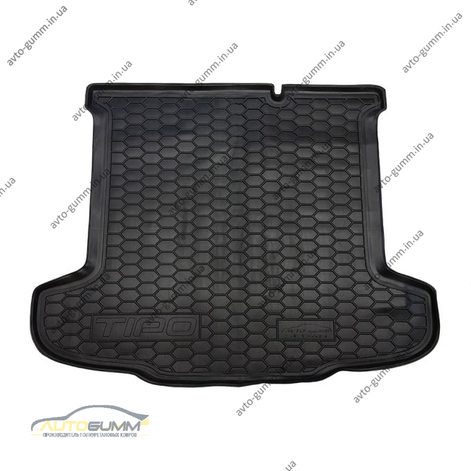 Автомобильный коврик в багажник Fiat Tipo 2016- Sedan (Avto-Gumm)