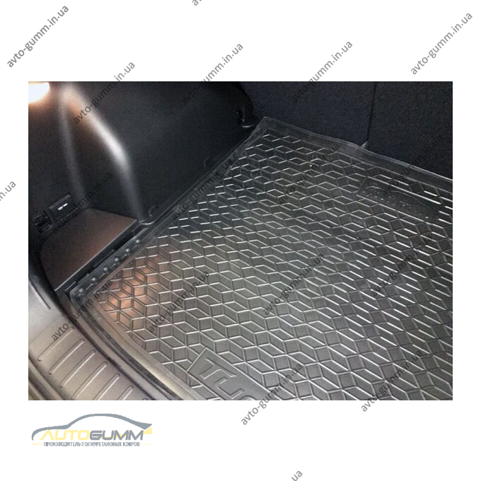 Автомобильный коврик в багажник Hyundai Tucson 2021- нижняя полка (AVTO-Gumm)