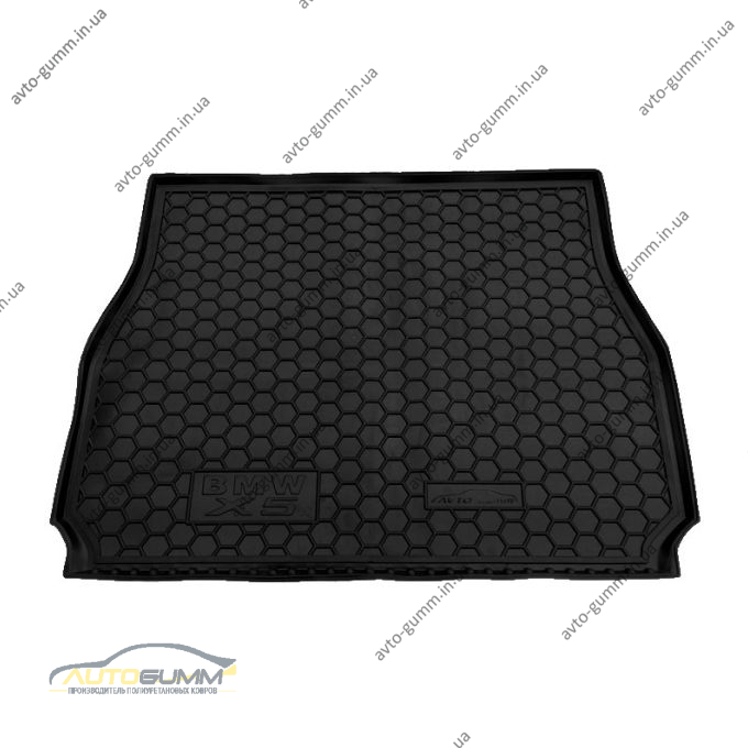 Автомобильный коврик в багажник BMW X5 (E53) 2000- (Avto-Gumm)