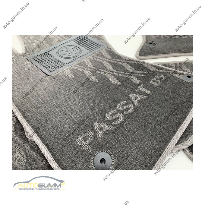 Текстильні килимки в салон Volkswagen Passat B5 1996-2005 (V) серые AVTO-Tex