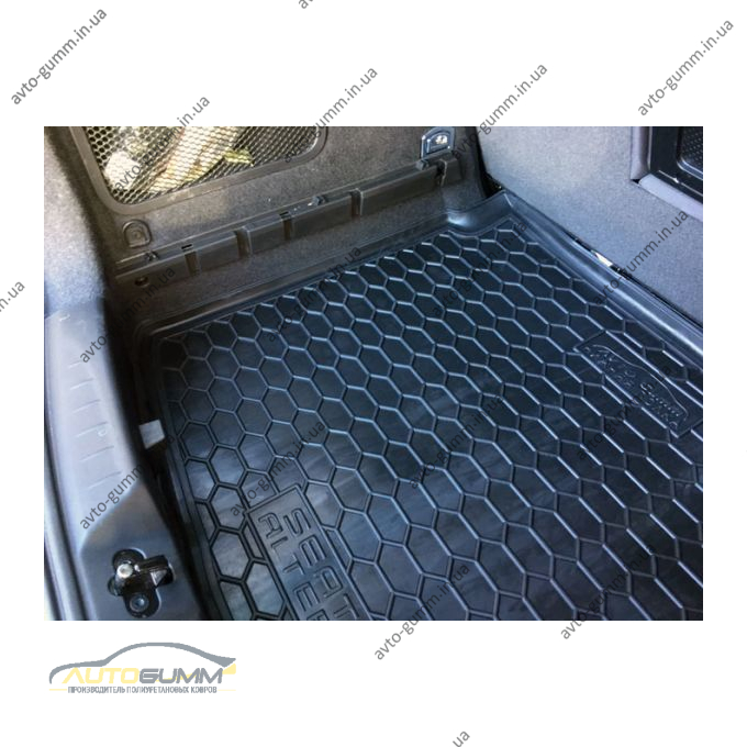 Автомобільний килимок в багажник Seat Altea 2004- Нижня поличка (Avto-Gumm)