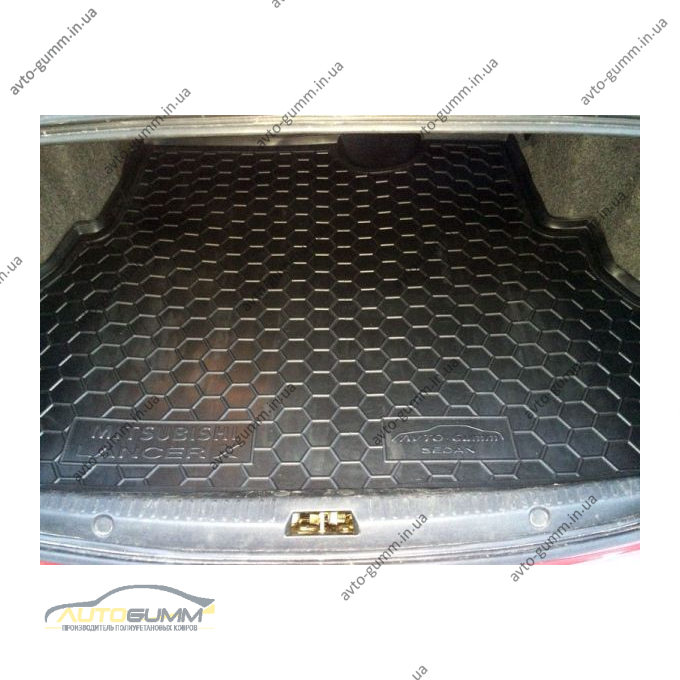 Автомобільний килимок в багажник Mitsubishi Lancer (10) 2007- (Avto-Gumm)