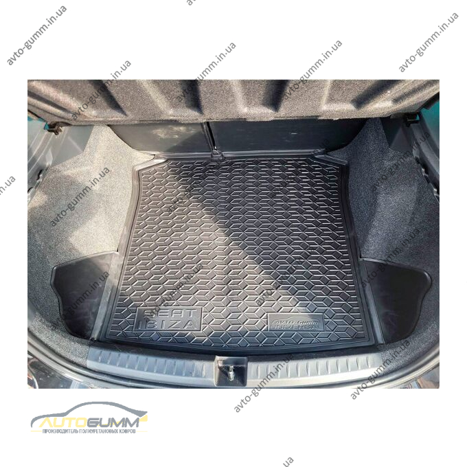 Автомобільний килимок в багажник Seat Ibiza (6J) 2008- Universal (AVTO-Gumm)
