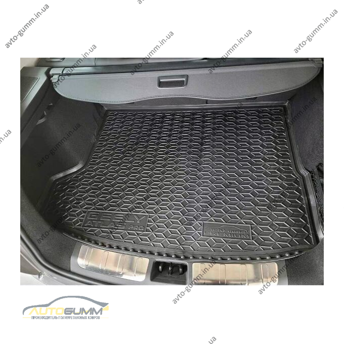 Автомобильный коврик в багажник Geely Atlas Pro 2022- Premium (AVTO-Gumm)