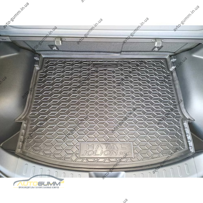 Килимок в багажник Haval Jolion Pro 2024- гумовий, чорний (AVTO-Gumm)