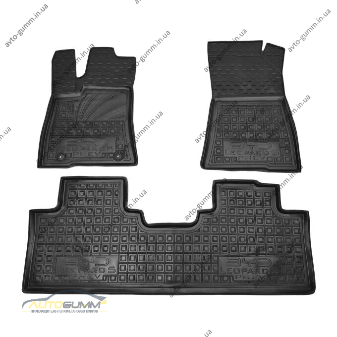 Автомобильные коврики в салон BYD Leopard 5 2024- Hybrid (AVTO-Gumm)