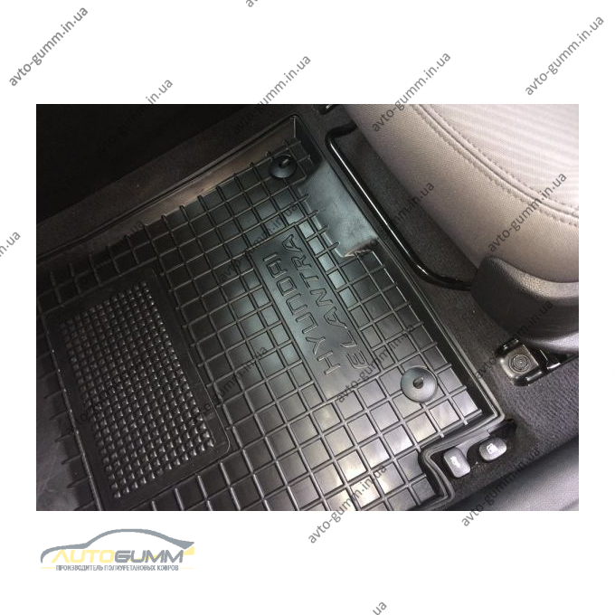 Передние коврики в автомобиль Hyundai Elantra 2011- (MD) (Avto-Gumm)