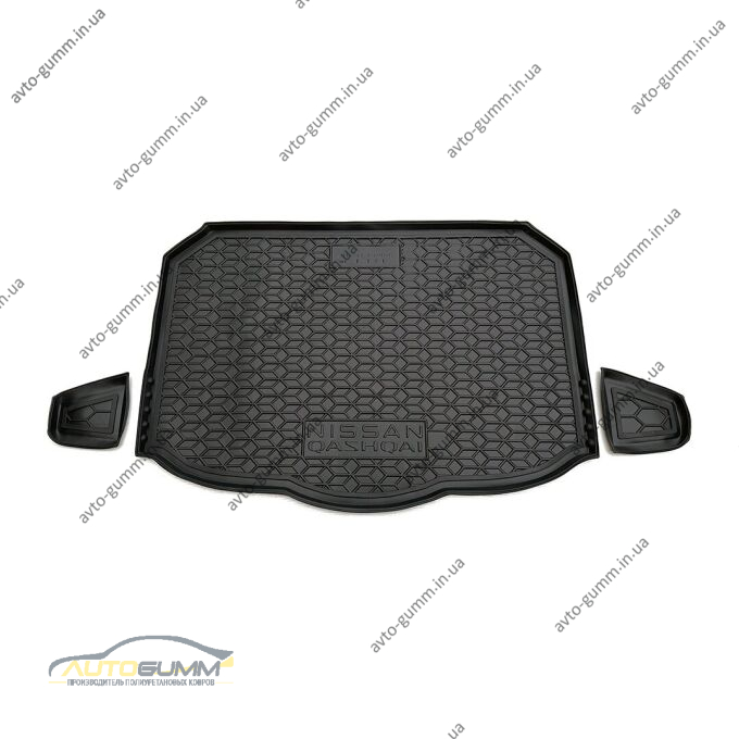 Автомобильный коврик в багажник Nissan Qashqai 2022- Acenta (AVTO-Gumm)