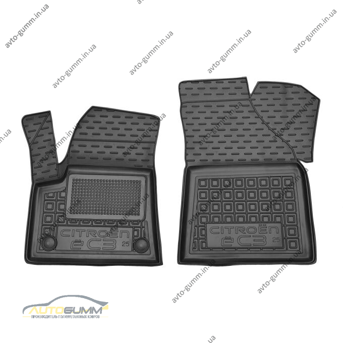 Передние коврики в автомобиль Citroen e-C3 2025- Electro (AVTO-Gumm)