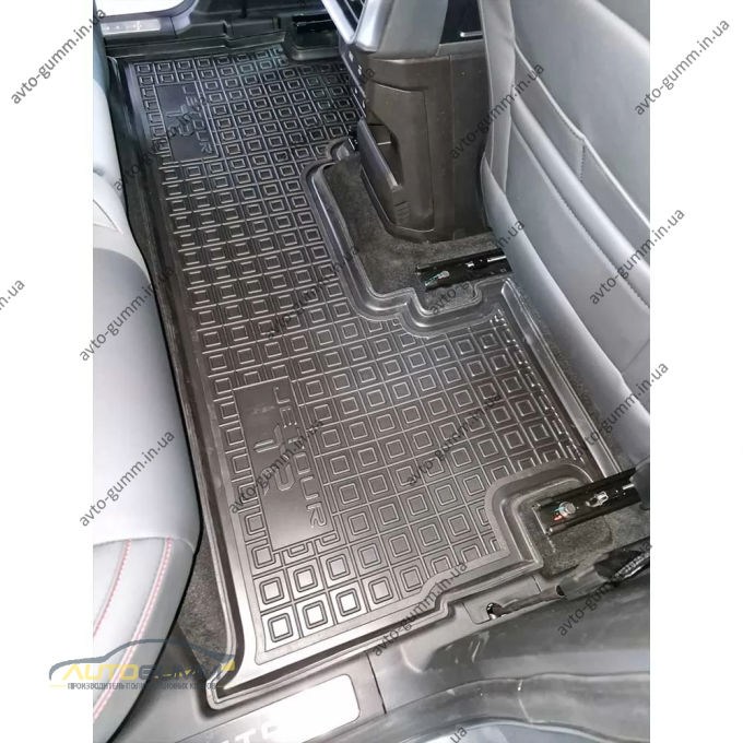 Килимки в салон Jetour T2 2024- гумові, чорні (AVTO-Gumm)