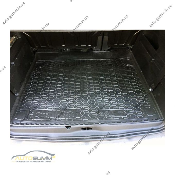 Автомобільний килимок в багажник Peugeot Rifter 2019-/Citroen Berlingo 2019- короткая база (Avto-Gumm)