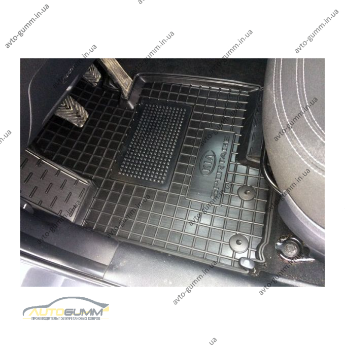 Передние коврики в автомобиль Kia Sportage 3 2010-2015 (Avto-Gumm)