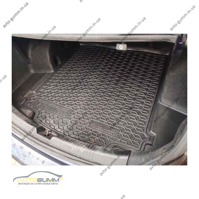 Автомобильный коврик в багажник Chevrolet Malibu 2016- ДВС (AVTO-Gumm)