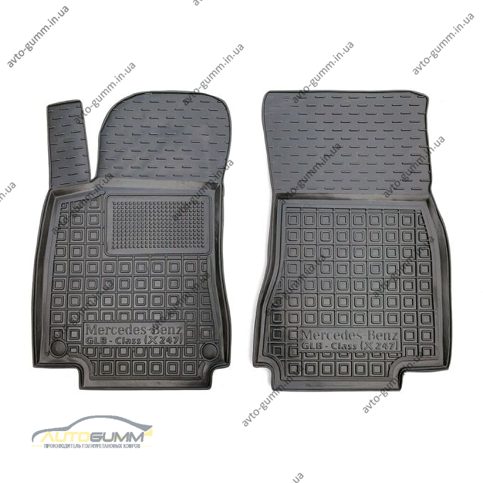 Передні килимки в автомобіль Mercedes GLB (X247) 2020- (AVTO-Gumm)