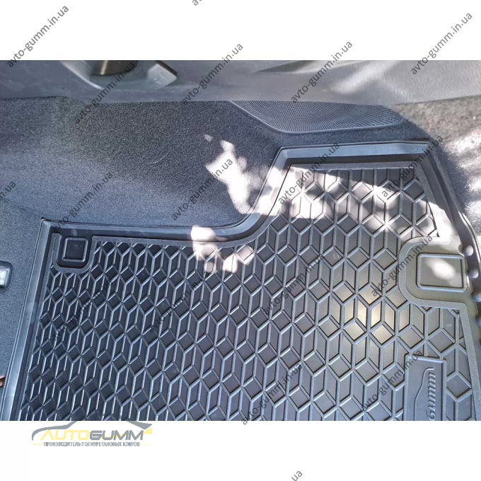 Коврик в багажник Acura RDX 2018- верхняя полка резиновый, чёрный (AVTO-Gumm)