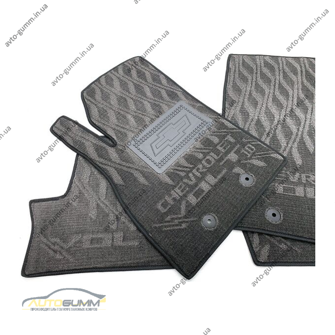 Текстильные коврики в салон Chevrolet Volt 2010- (V) серые AVTO-Tex