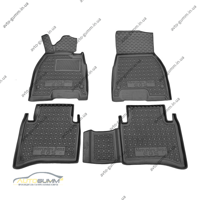 Автомобильные коврики в салон Mercedes EQS (V297) 2021- (AVTO-Gumm)