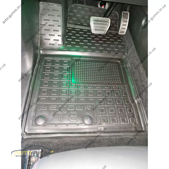 Килимок водійський Jetour T2 2024- гумовий, чорний (AVTO-Gumm)