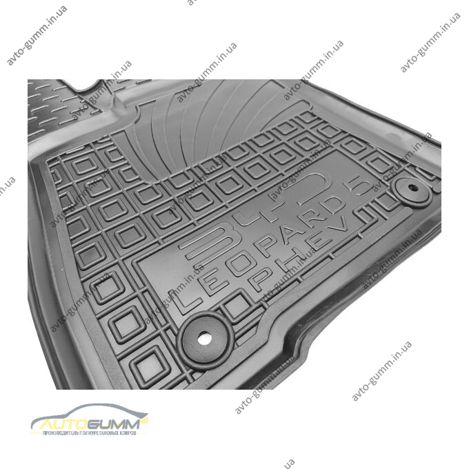 Водительский коврик в салон BYD Leopard 5 2024- Hybrid (AVTO-Gumm)