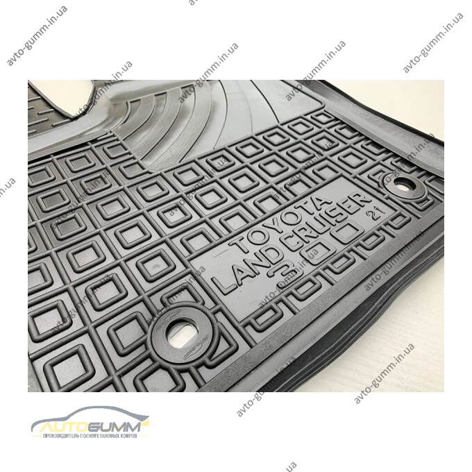 Автомобільні килимки в салон Toyota Land Cruiser 300 2021- (AVTO-Gumm)