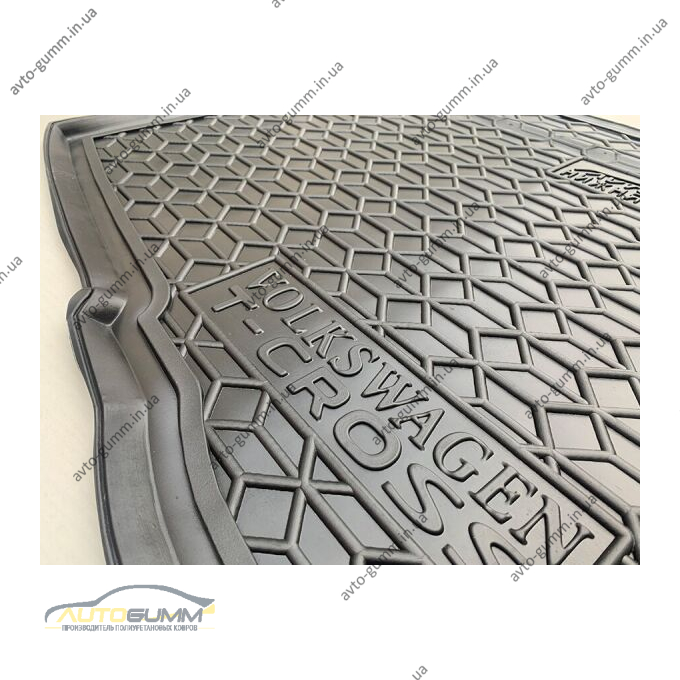 Автомобільний килимок в багажник Volkswagen T-Cross 2018- (Нижня поличка) (AVTO-Gumm)