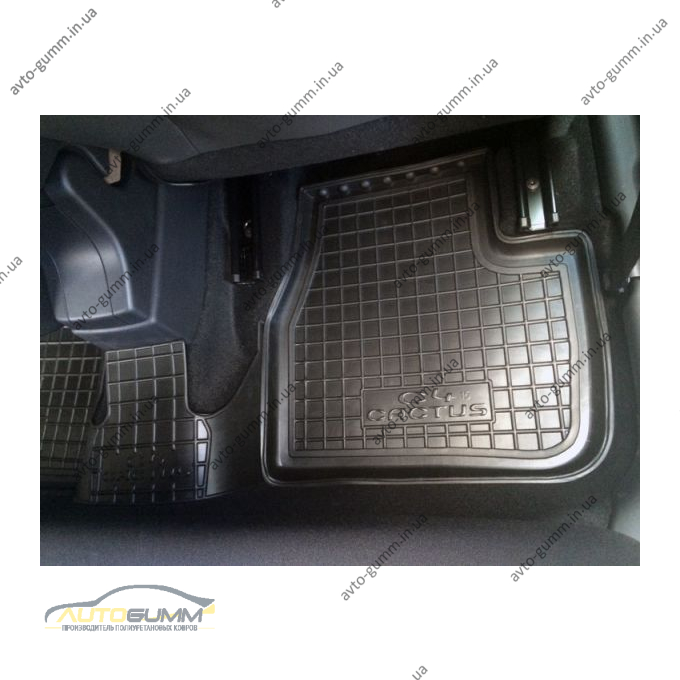 Автомобільні килимки в салон Citroen C4 Cactus 2015- (Avto-Gumm)