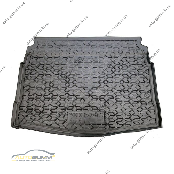 Автомобільний килимок в багажник Volkswagen Golf 8 2020- (Нижня поличка) (AVTO-Gumm)