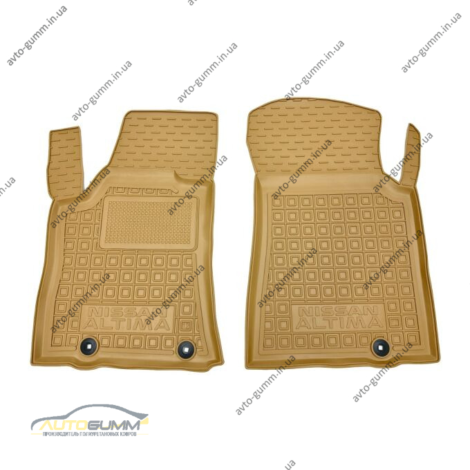 Автомобильные коврики в салон Nissan Altima 2012-2018 бежевые (AVTO-Gumm)