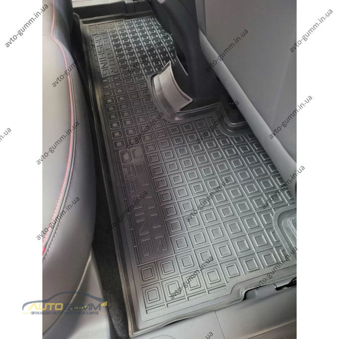 Килимки в салон Jetour Dashing 2023- гумові, чорні (AVTO-Gumm)