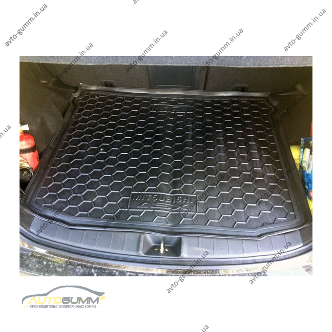 Автомобільний килимок в багажник Mitsubishi ASX 2011- (Avto-Gumm)