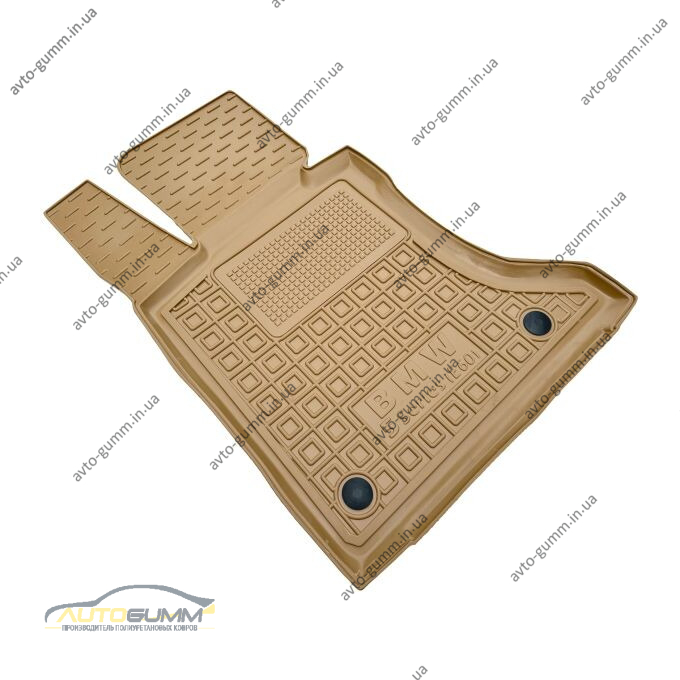 Автомобильные коврики в салон BMW 5 (E60) 2003-2010 бежевые (AVTO-Gumm)