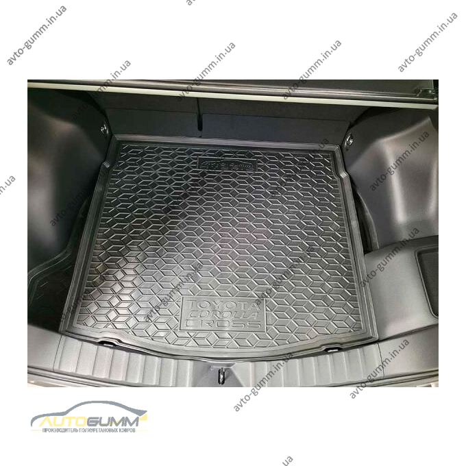Автомобильный коврик в багажник Toyota Corolla Cross 2022- (AVTO-Gumm)
