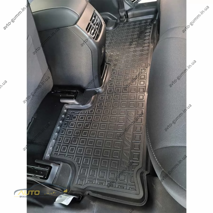 Килимки в салон Haval M6 2023- гумові, чорні (AVTO-Gumm)