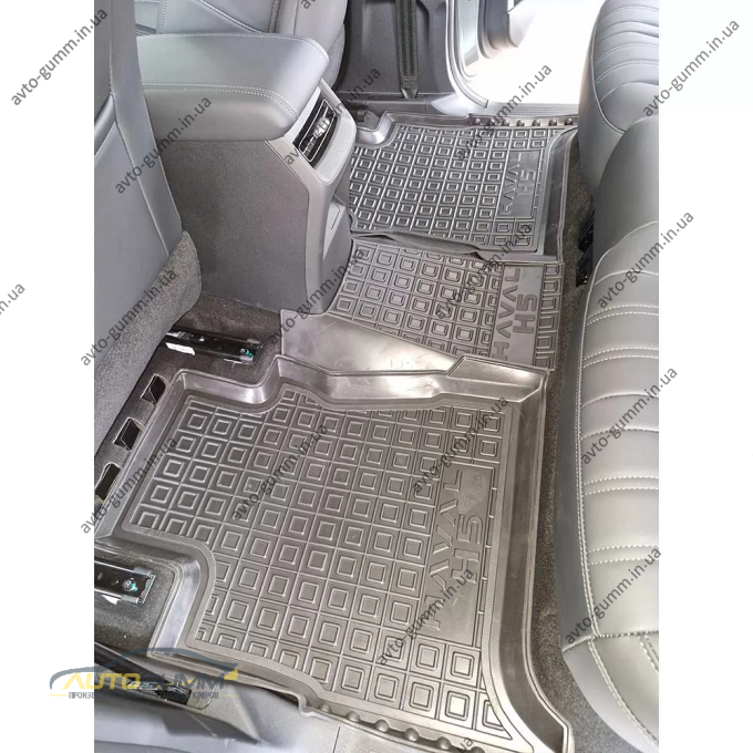 Килимки в салон Haval H5 2024- гумові, чорні (AVTO-Gumm)