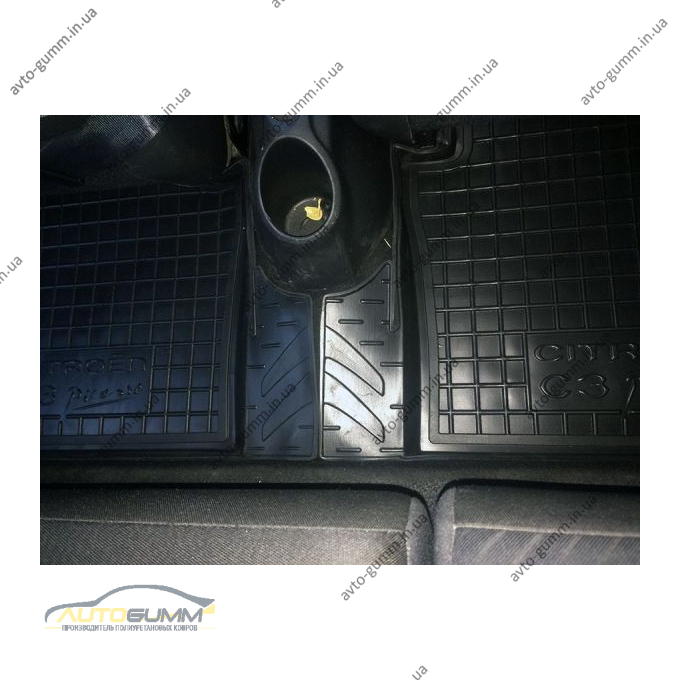 Автомобільні килимки в салон Citroen C3 Picasso 2009- (Avto-Gumm)