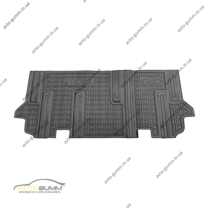 Автомобільні килимки в салон Hyundai Staria 2021- 3-й ряд 9 мест (Avto-Gumm)