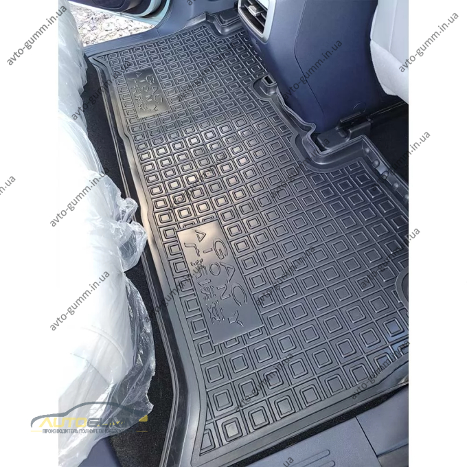 Килимки в салон GAC Aion Y 2022- гумові, чорні (AVTO-Gumm)